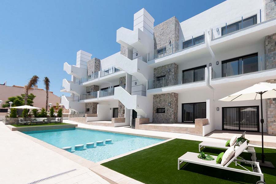 Beach Avenue, luksuriøse leiligheter i Arenales del Sol, Costa blanca, Spania. Spaniaboligen